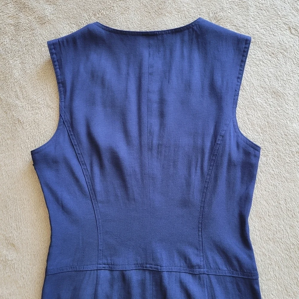 Theory Adalize Habitat blue sleeveless dress size 6​ - Picture 10 of 15
